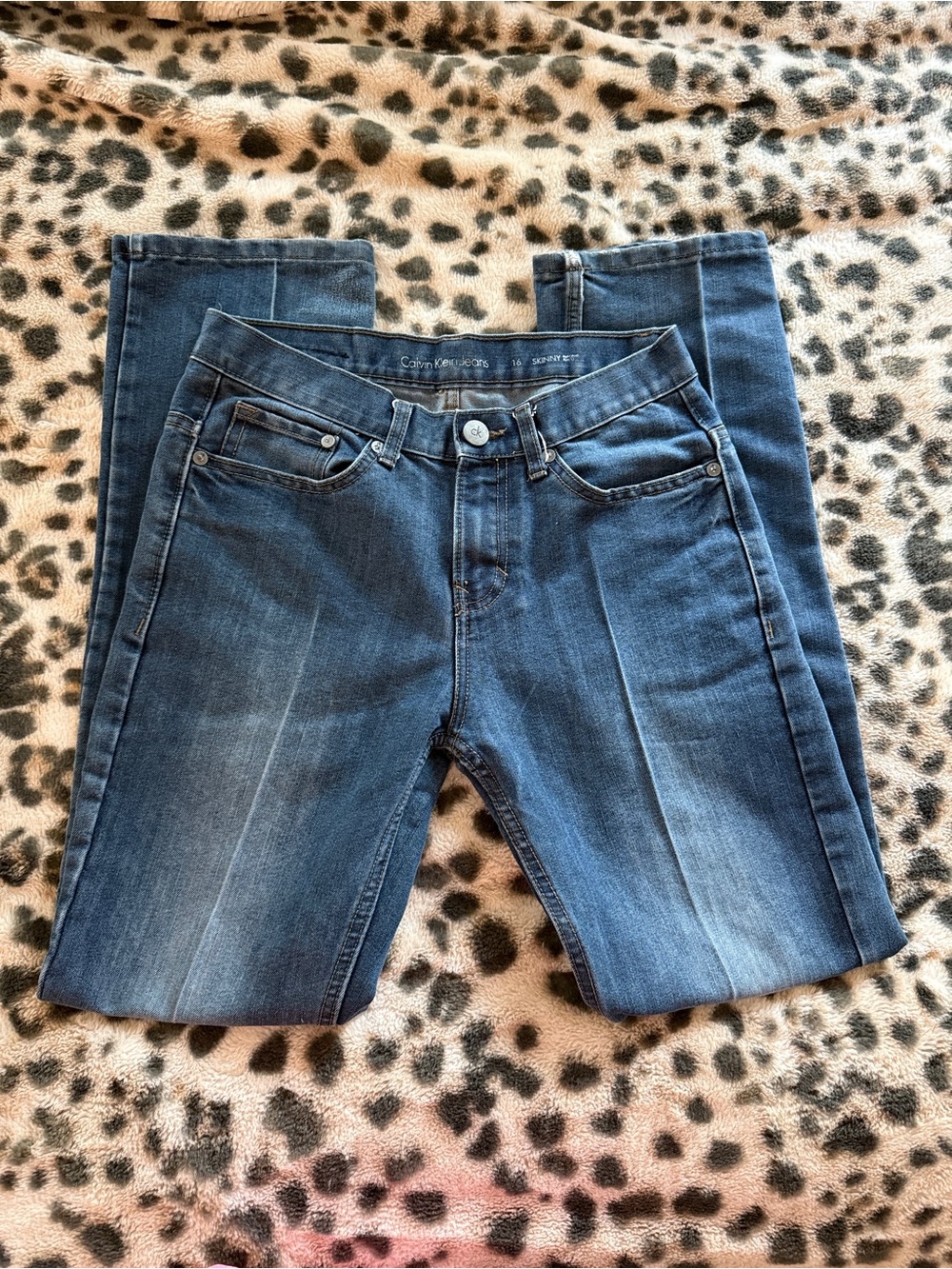 Calvin Klein Jeans Women’s Blue Skinny Jeans SIZE 16